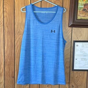 Under Armour Heathered Blue Sleeveless Top
